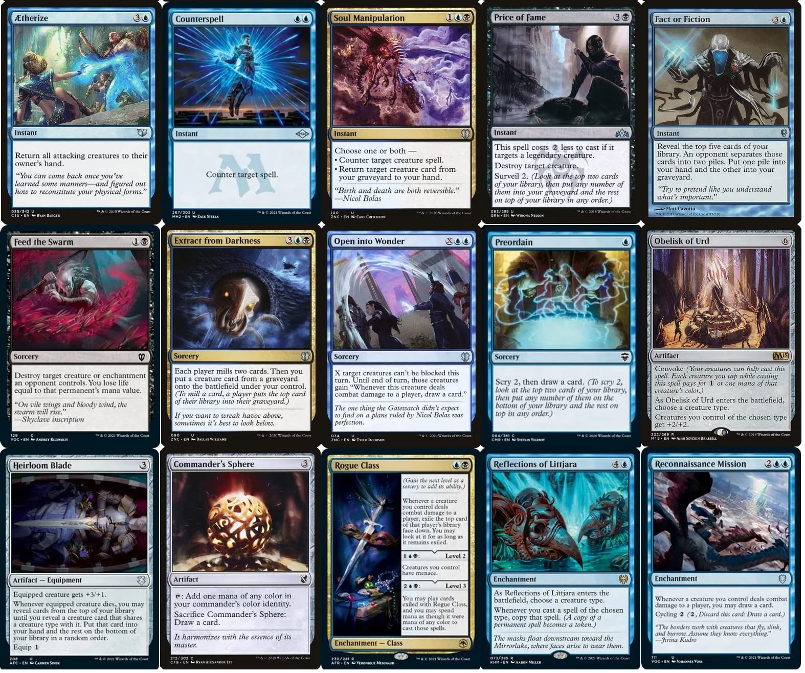 rogue deck mtg commander Amazon.com: Elite Rogue Commander Deck - Anowon - Dimir - Black Blue - EDH  - 100 Card - Custom Magic The Gathering Deck