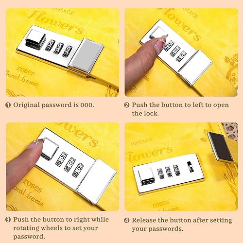 Vista 43 de CAGIE Diario con candado para niñas, A5 con contraseña rellenable, con forro, diario bloqueado, lindo regalo de Navidad y cumpleaños para niñas