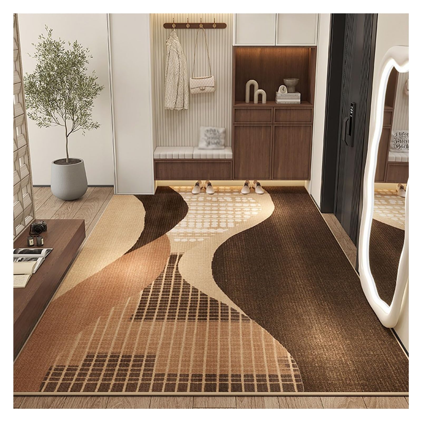 Tapis de couloir intérieur pour sol froid et bruits de pas