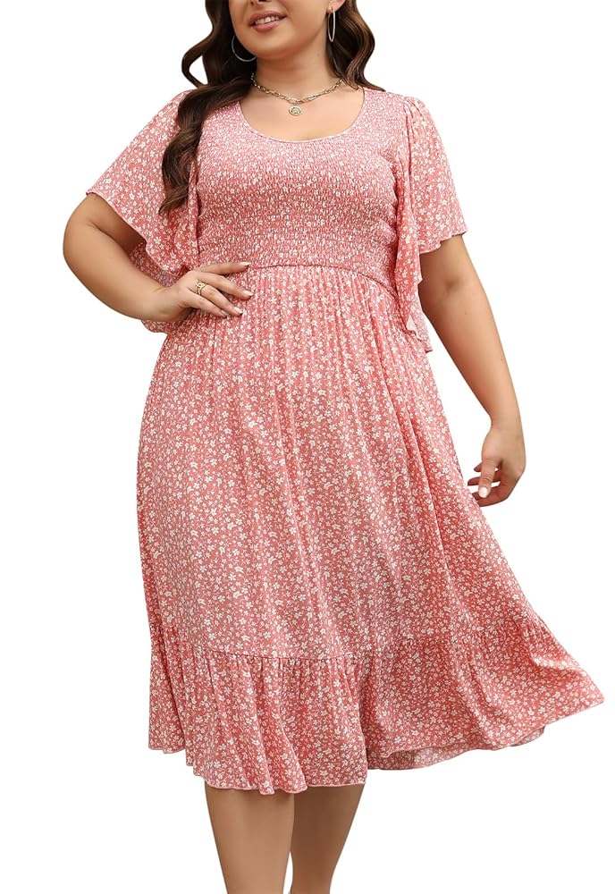 Boho Dresses For Women Keluummi Plus Size Wedding Guest Maxi Dress