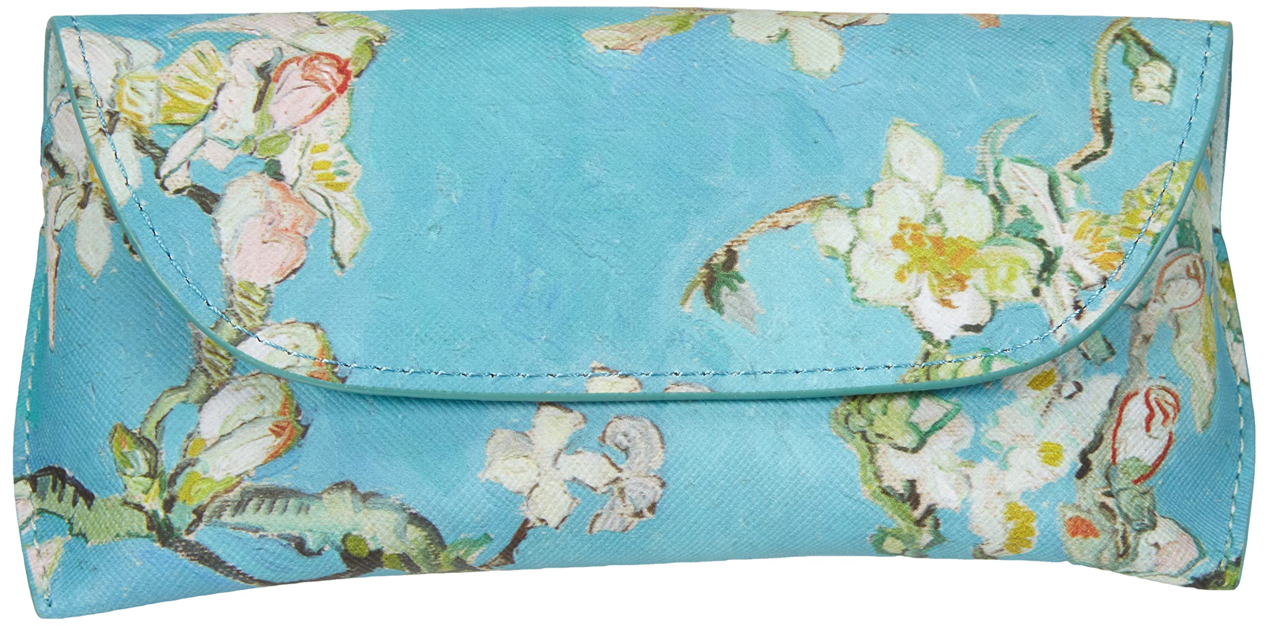 Van Gogh Museum Women's Pouch | Designer Van Gogh Accessories | Glasses Case Gifts Men, Green, S