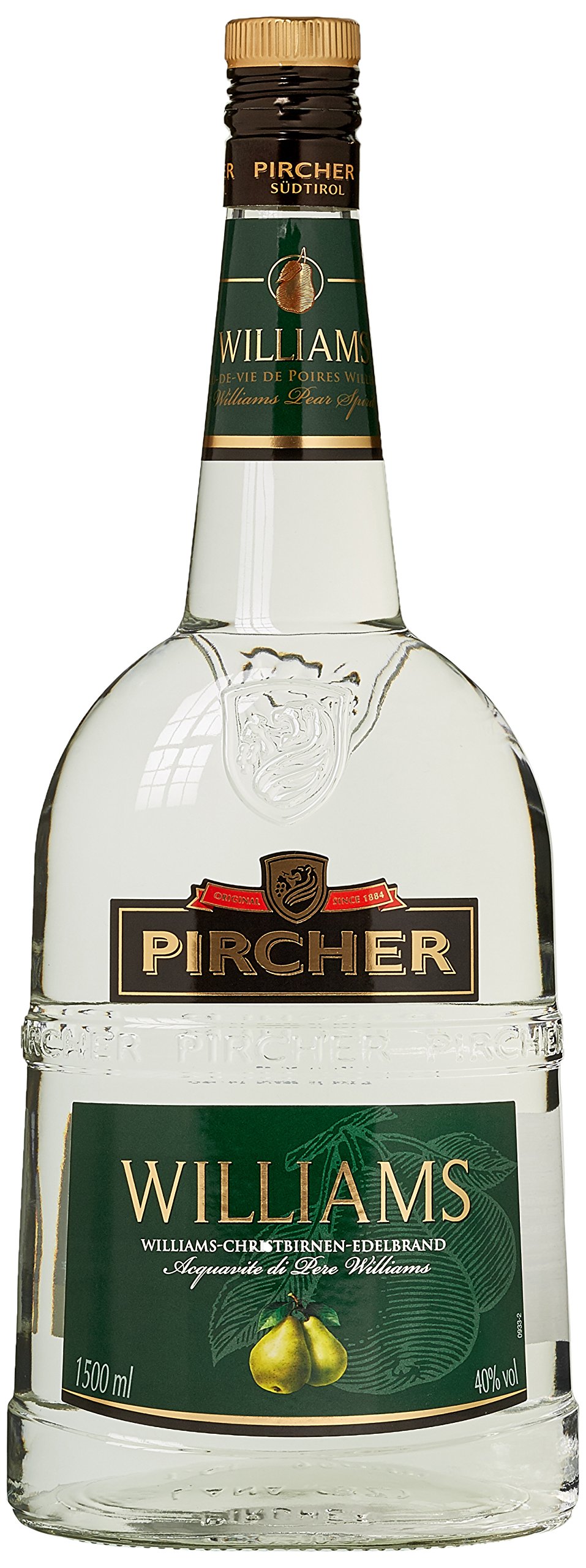 Pircher Williams Edelbrand, 1er Pack (1 x 1,5 l)