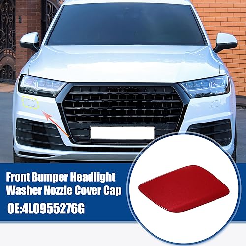 Miniatura 8 de ACROPIX Tapa de la boquilla del parachoques delantero del lado del pasajero derecho para Audi Q7 - Paquete de 1 color gris oscuro