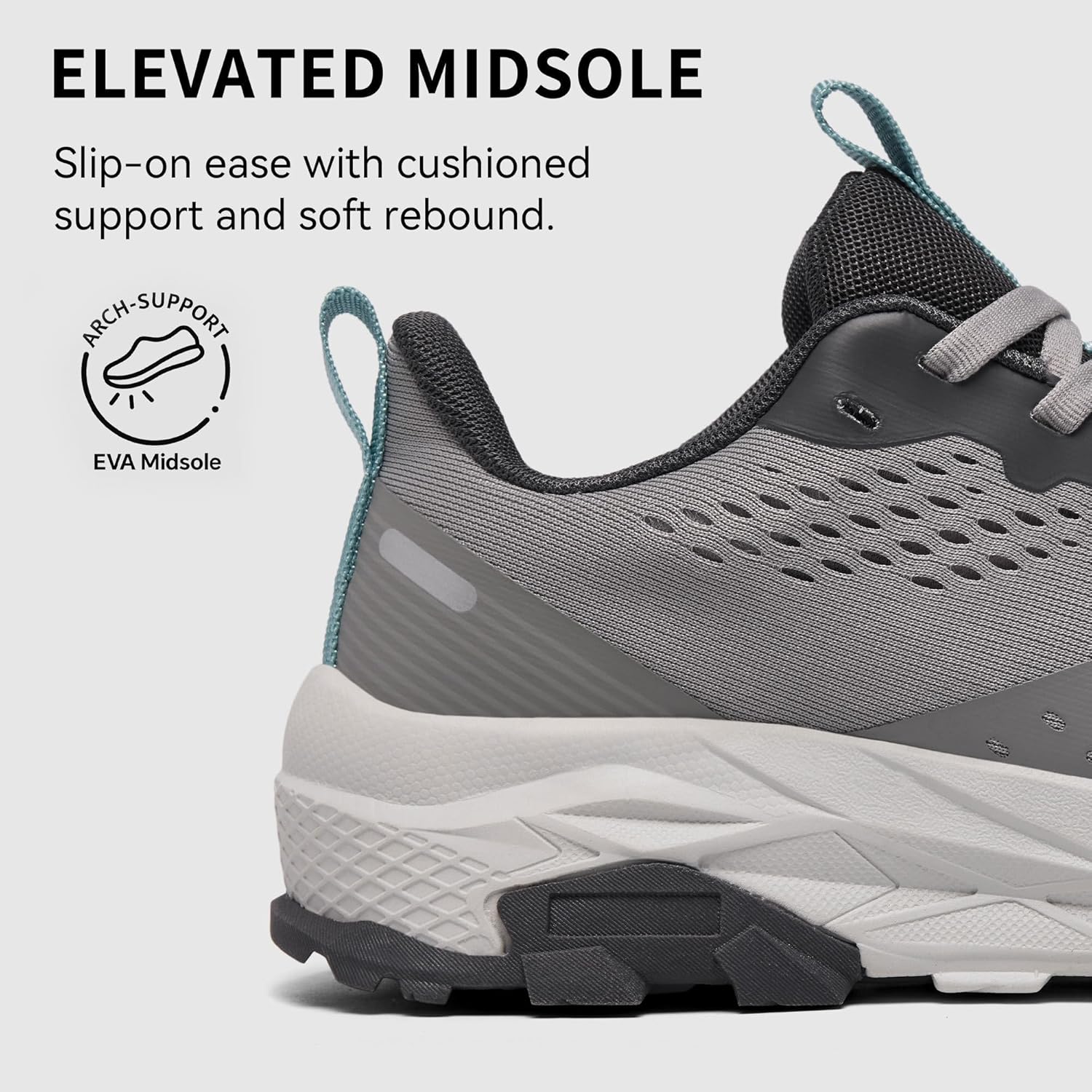 Wide Toe Box Shoes Women, Arch Support Ultralight Non Slip Sneakers for Walking Running Workout Gym Tennis,Balanced Cushion Diabetic Footwear - Image 5