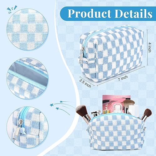 Miniatura 5 de Kit de 14 anotaciones estéticas para libros, estuche grande a cuadros, marcapáginas para amantes de los libros, marcadores duales, bolígrafos de