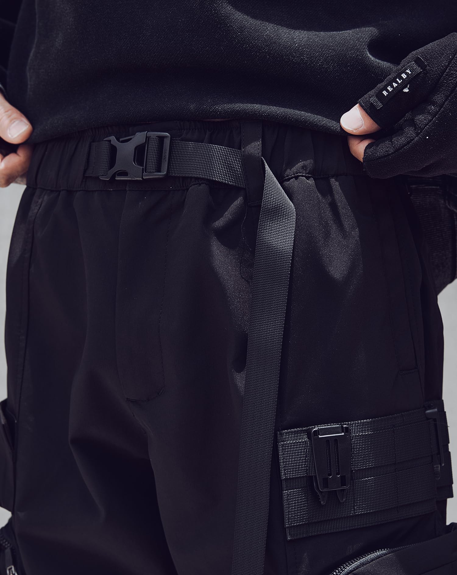 Niepce Inc Streetwear Cyberpunk Techwear Cargohose für Herren