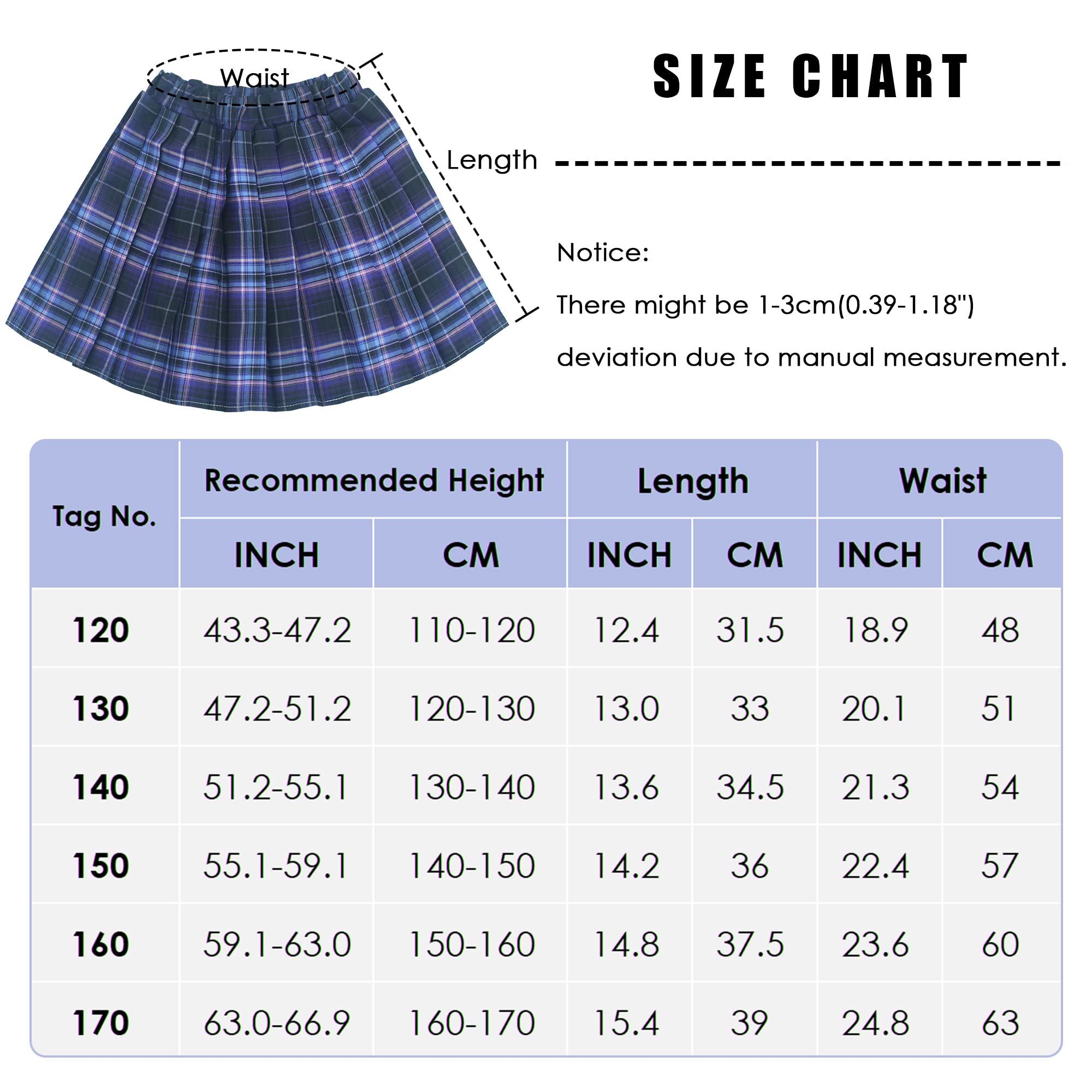 Falda plisada a cuadros para niñas con pantalones cortos interiores de cintura alta elástica para uniforme escolar Mini JK