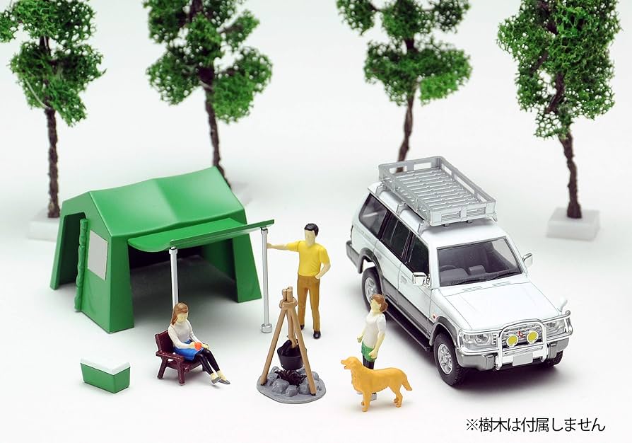 Amazon | ジオコレ64 1/64 #カースナップ01a キャンプ (TLV-NEO