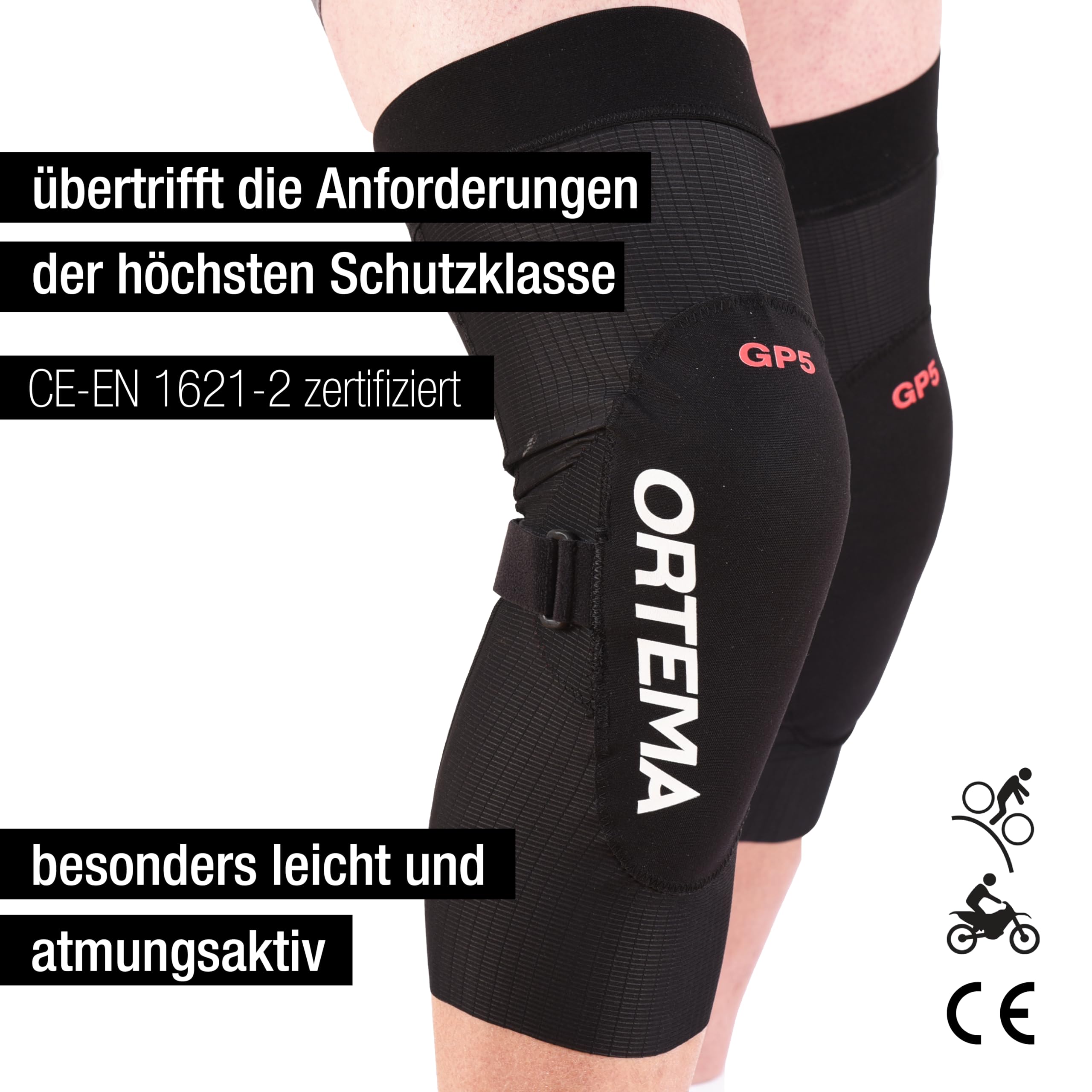 ORTEMA GP 5 - Protector de rodilla (nivel 2)