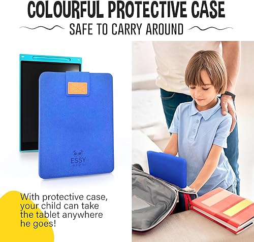 Miniatura 9 de Essy Tableta de escritura LCD de 12 pulgadas para niños, tableta de dibujo para niños, tableta de dibujo LCD para niños pequeños, tableta de