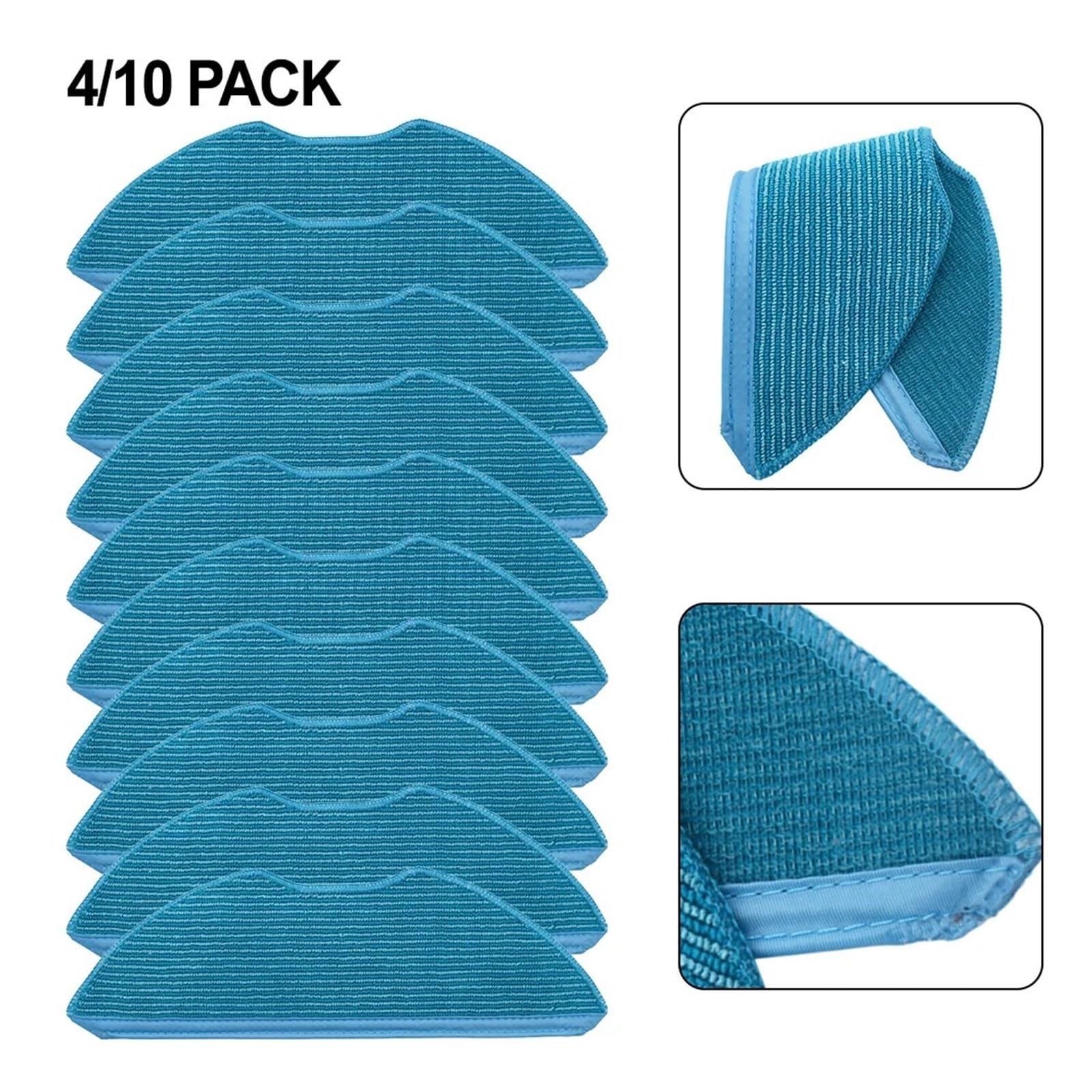 Paños de fregona, accesorios for aspiradoras robot, suministros for el hogar, piezas for electrodomésticos, compatibles con las series HomeRun 2000 y 3000(10 PACK)