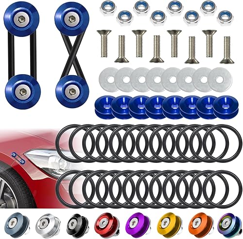 Miniatura 18 de Clips de parachoques universales, kit de liberación rápida para parachoques delantero y trasero, soportes de parachoques para automóviles (4