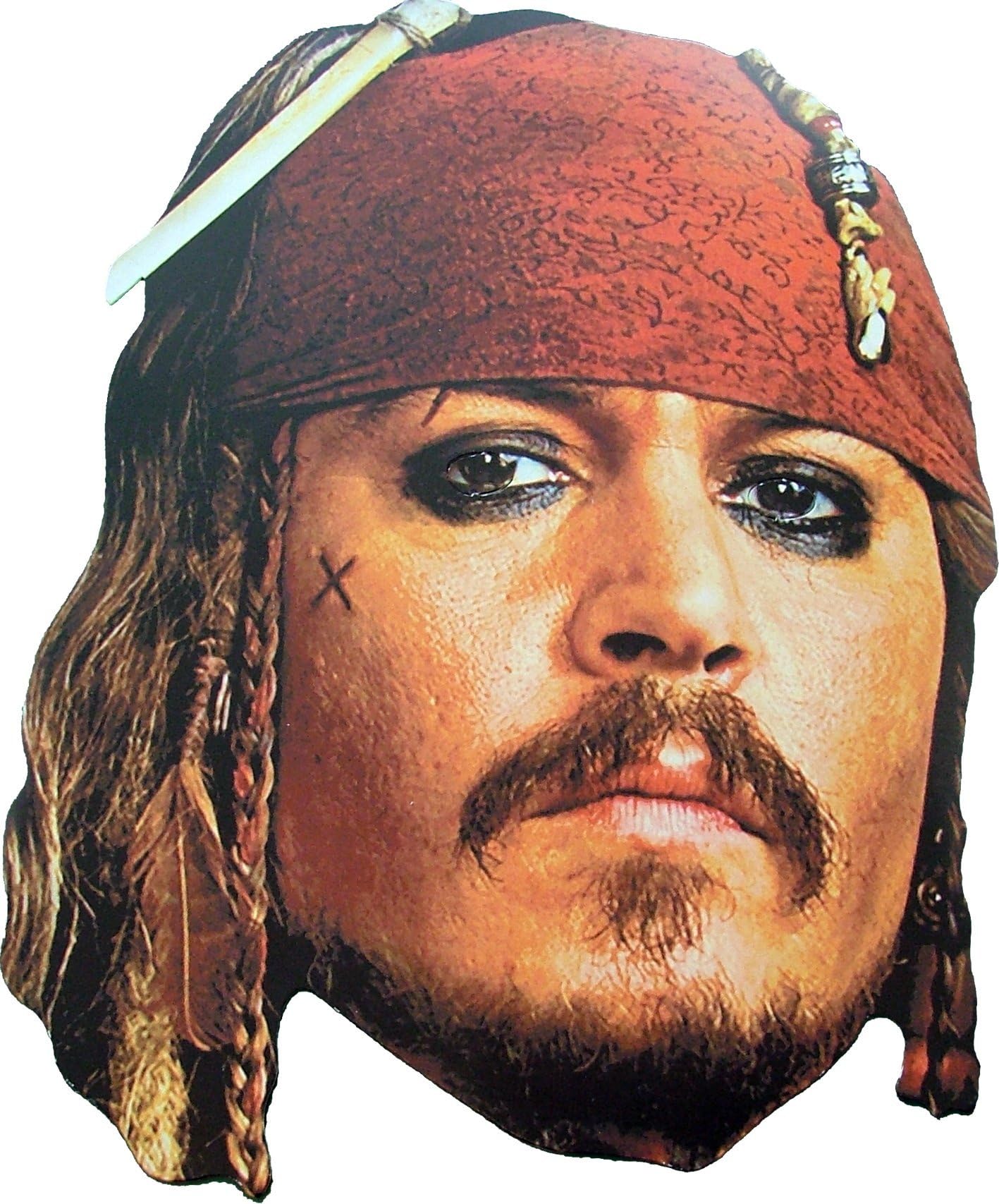 Captain Jack Sparrow - Card Face Mask