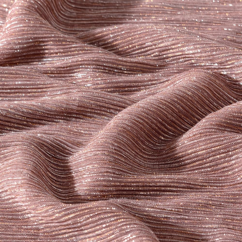 Tessuto elasticizzato in tulle rosa e oro, largo 145 cm, con paillettes lucide, 4,5 m, morbido tessuto di tulle scintillante, al metro per decorazioni per feste, spose, matrimoni, confezioni