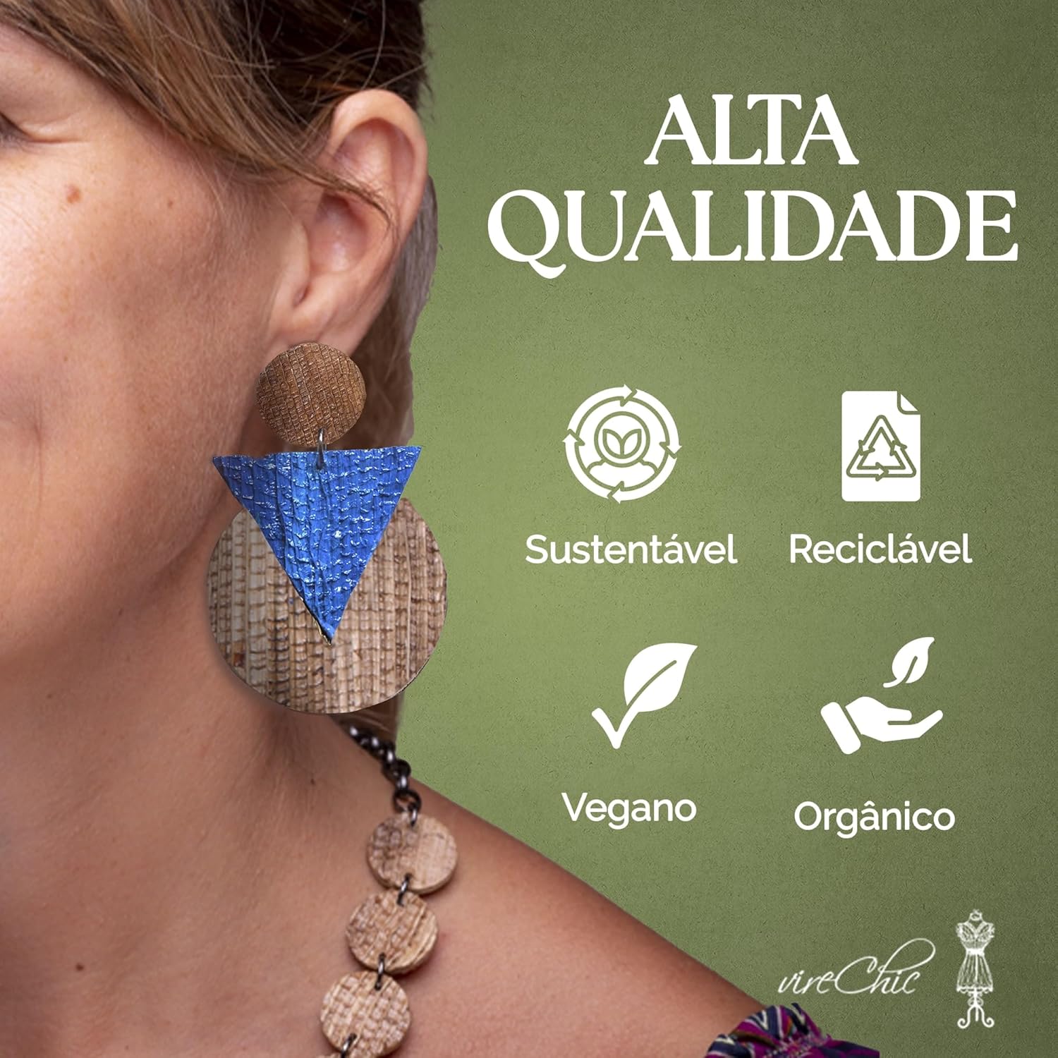 Brinco Grande Feminino Magia na Floresta – Brinco Feito à Mão de Fibra de Banana e Papel Reciclado – VEGANO, Bijuteria em promoção! Veja a oferta e mais achadinhos de Bijuterias 4 Hoje é o melhor dia para comprar Brinco Grande Feminino Magia na Floresta – Brinco Feito à Mão de Fibra de Banana e Papel Reciclado – VEGANO, Bijuteria com aquele preço maroto! Promoção! Aproveite a oferta! 4