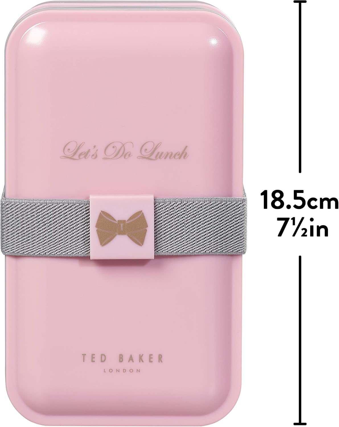 Ted Baker 6-Piece Lunch Stack Storage Containers with Cutlery and Closure Strap