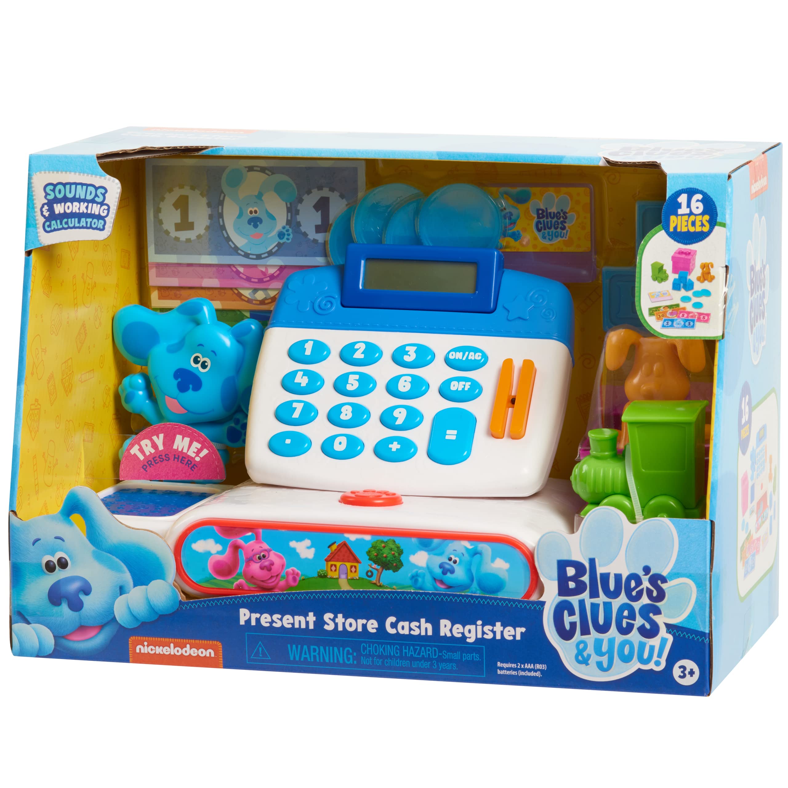 Buy Just Play Blue's Clues & You! Present Store Cash Register, 16Piece