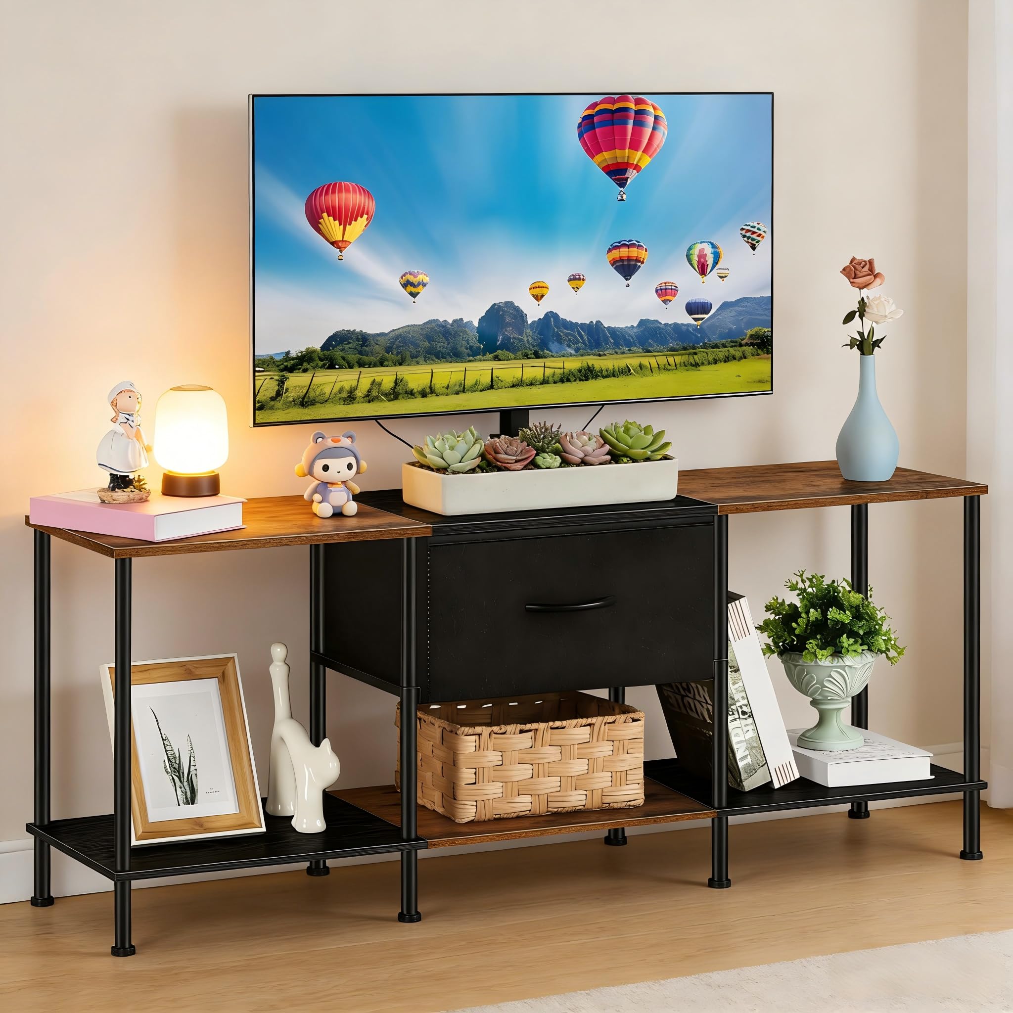Amazon.com: Vrisa TV Stand for 50/55 inch Television TV Cabinet