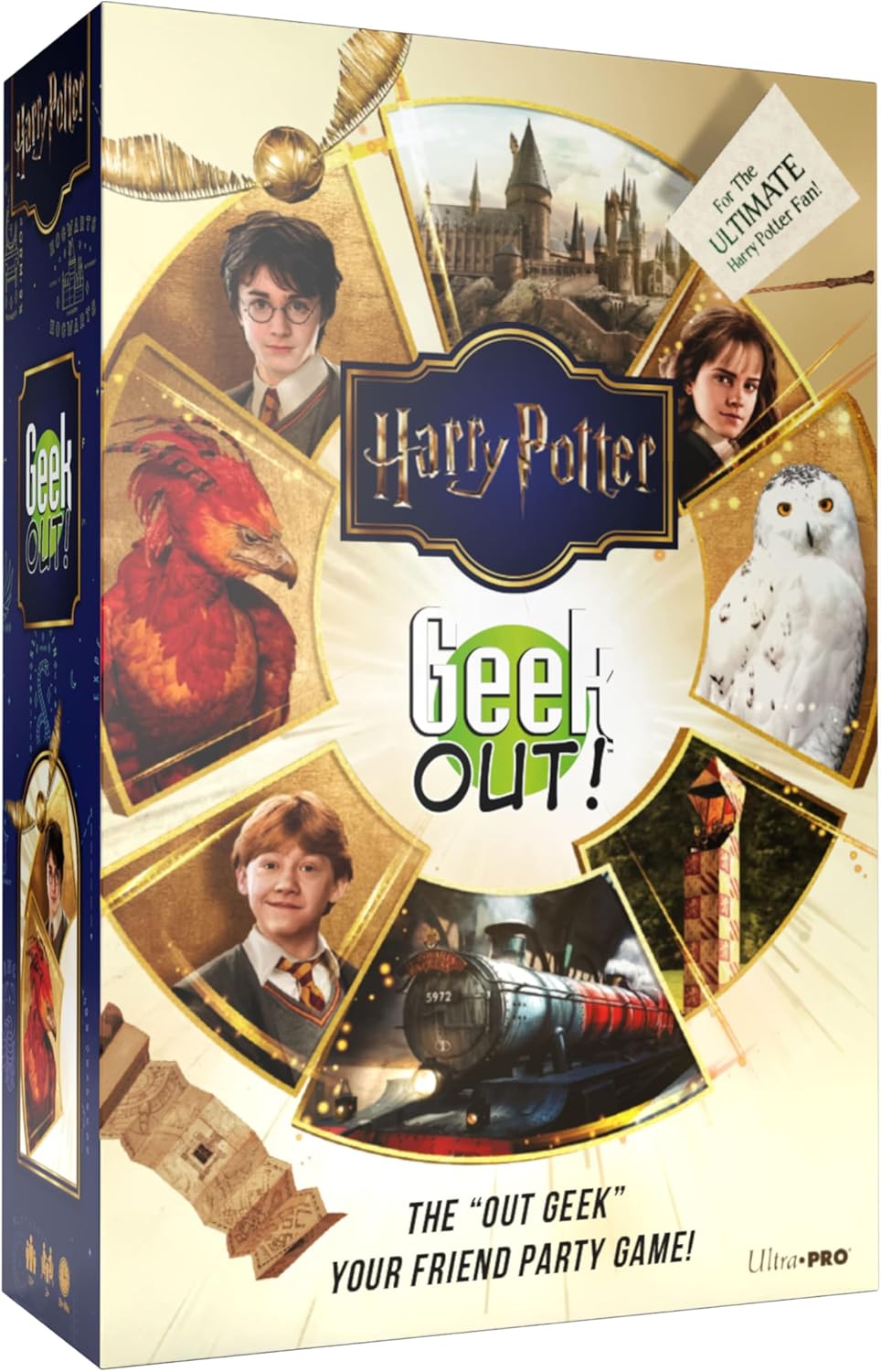 Geek Out! Harry Potter Trivia Game, Test Your Wizarding World Knowledge by Challenging Your Opponents with 600 Magical Trivia Questions/Prompts, Fun Potterhead Party Game, Officially Licensed