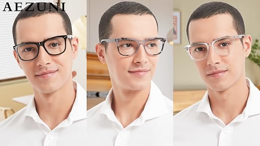 Amazon.com: AEZUNI Large Reading Glasses for Men 1.00 3 Pairs