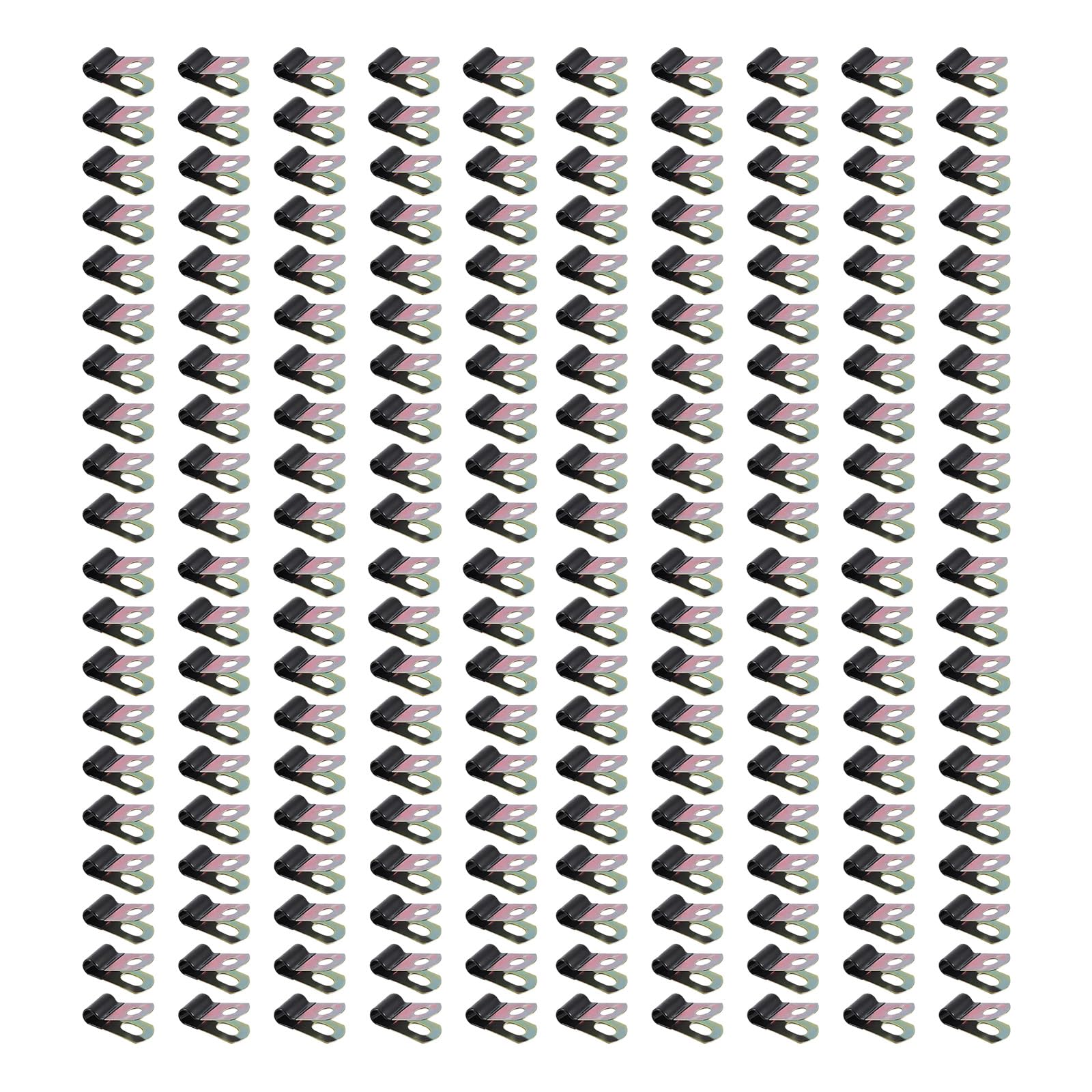 Kaeltsyn 200 Pieces Lightweight Easy Carry Clamps Featuring Rubber Coating Surfaces Protect Clip For Multiple Purpose Use In Various Setting Surfaces Protect Clamp