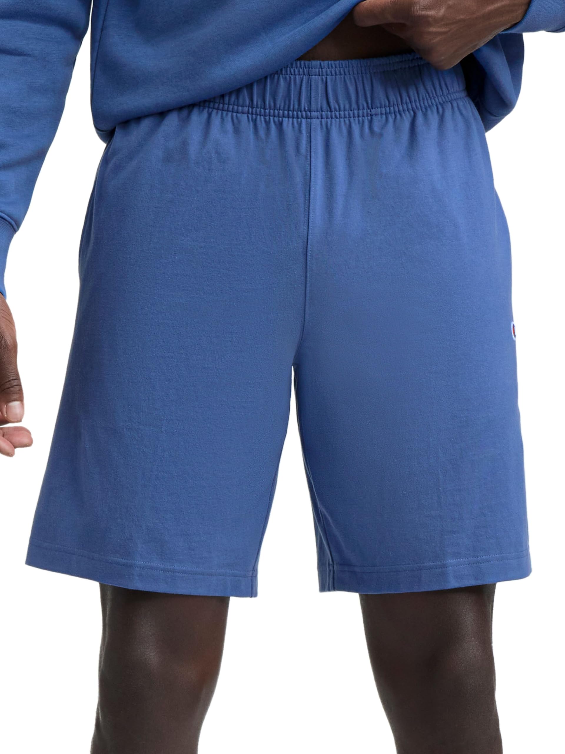 Champion Men's Lounge Shorts, Standard Fit, 9 Inch Inseam, Lightweight 100% Cotton, Available in Regular and Big &amp; Tall