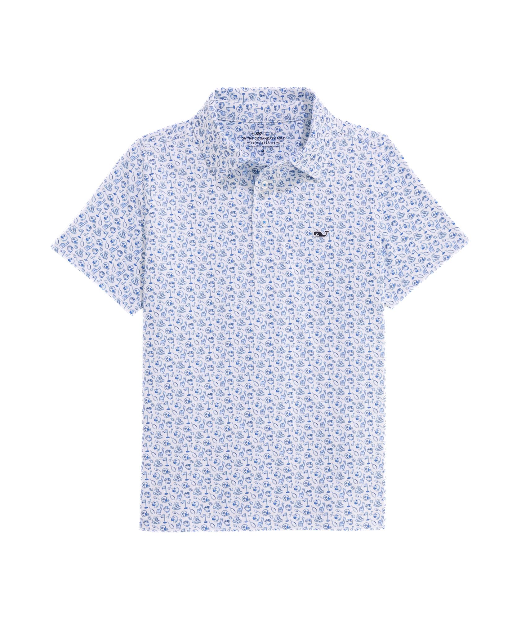 vineyard vines Boys' Printed Sankaty Polo (Toddler/Little Kid/Big Kid)