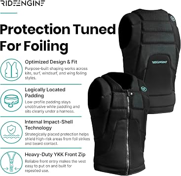 Ride Engine Defender HF Impact Water Vest - Kiteboarding, Wing Foiling, Wakeboarding, Watersports