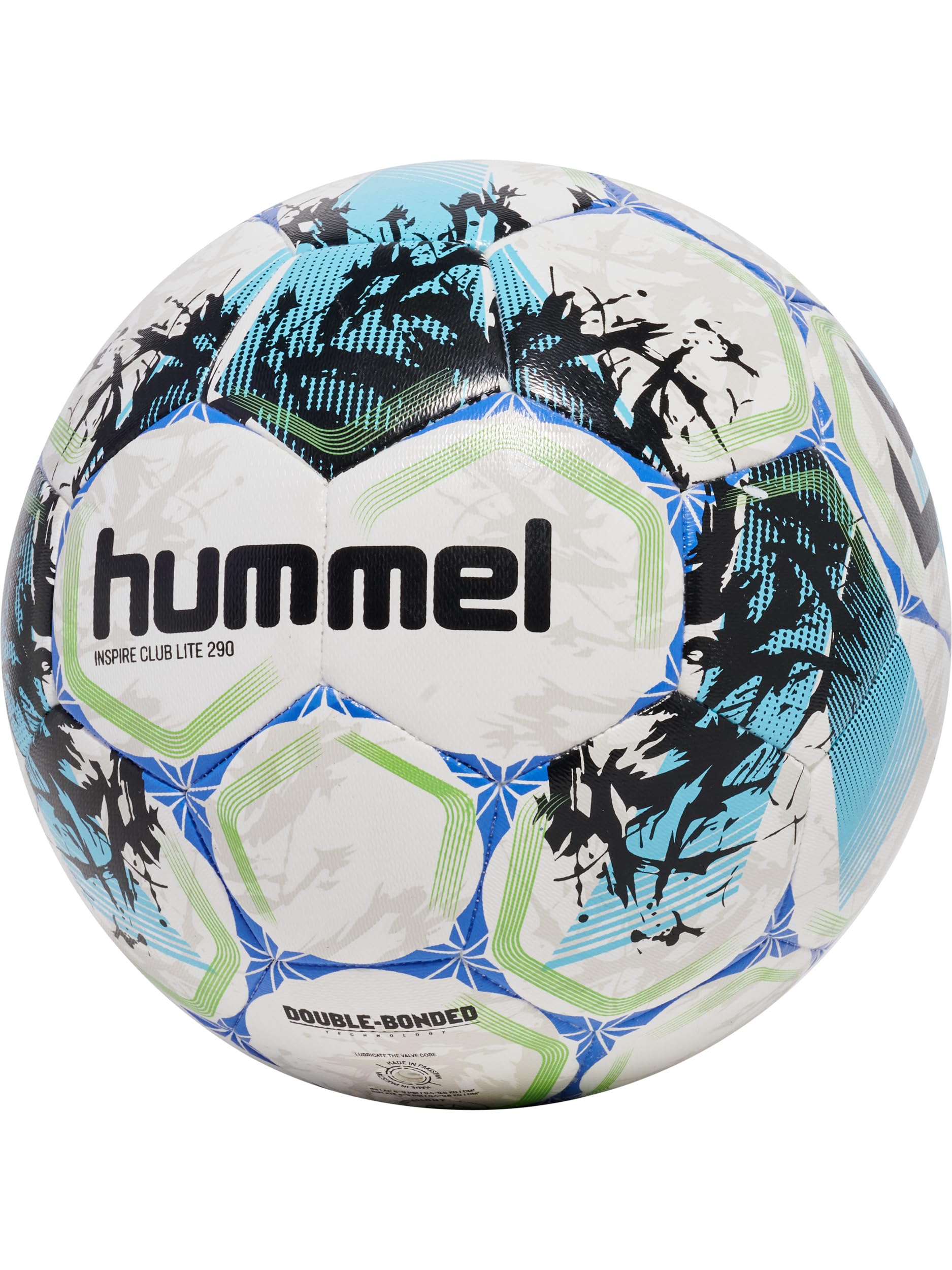 Hummel Hmlinspire Club Lite 290 FB, Light Blue, White, Neon Green, 5