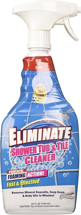 Amazon.com: Eliminate® Shower, Tub & Tile Cleaner, 25 oz : Health ...