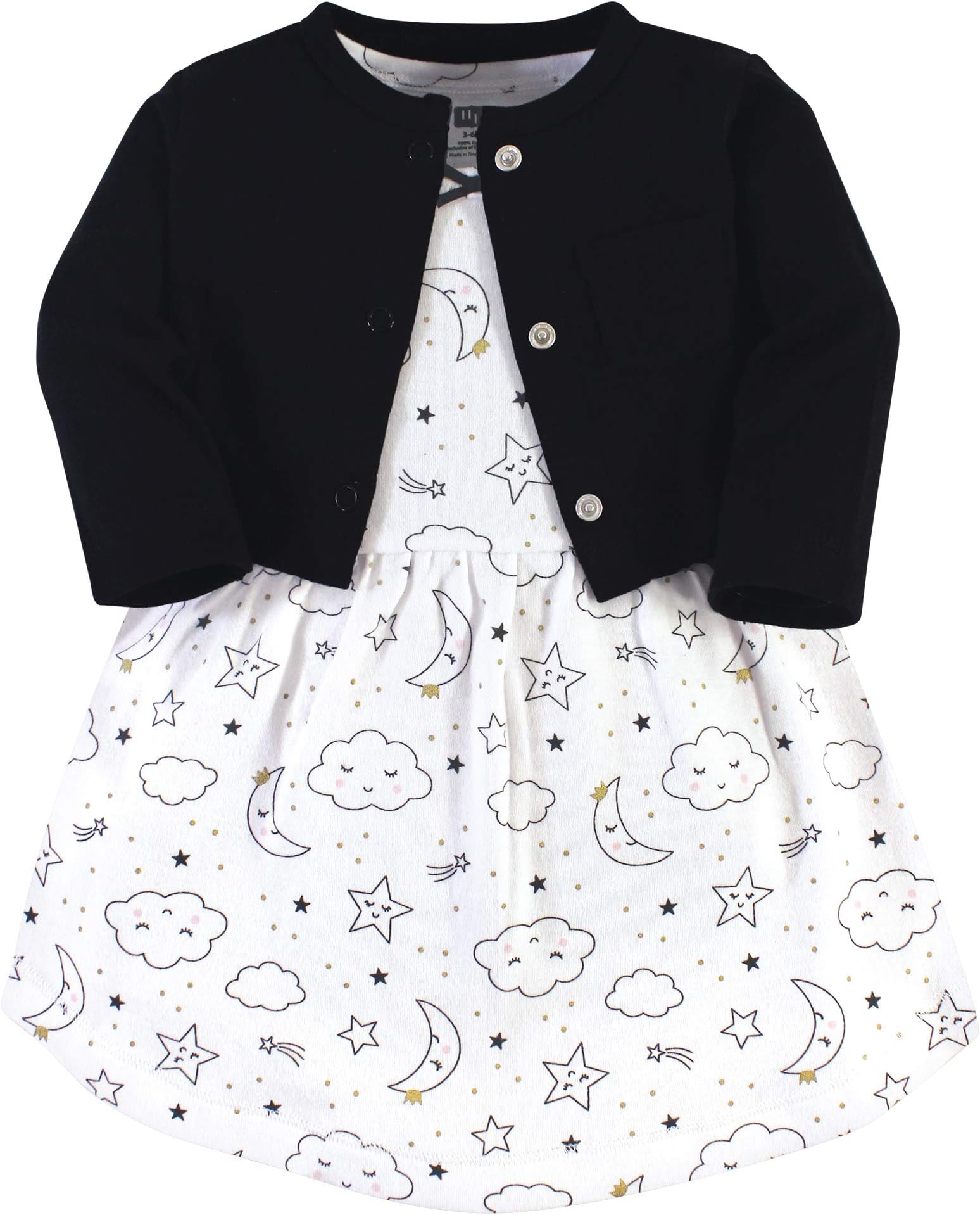 Baby Girls' Cotton Cardigan and Dress Casual