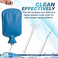 Vista 4 de CleanStream Kit de limpieza para botellas de agua para hombres y mujeres, bolsa de goma duradera de 2 cuartos de galón con tubo flexible de 5 pies