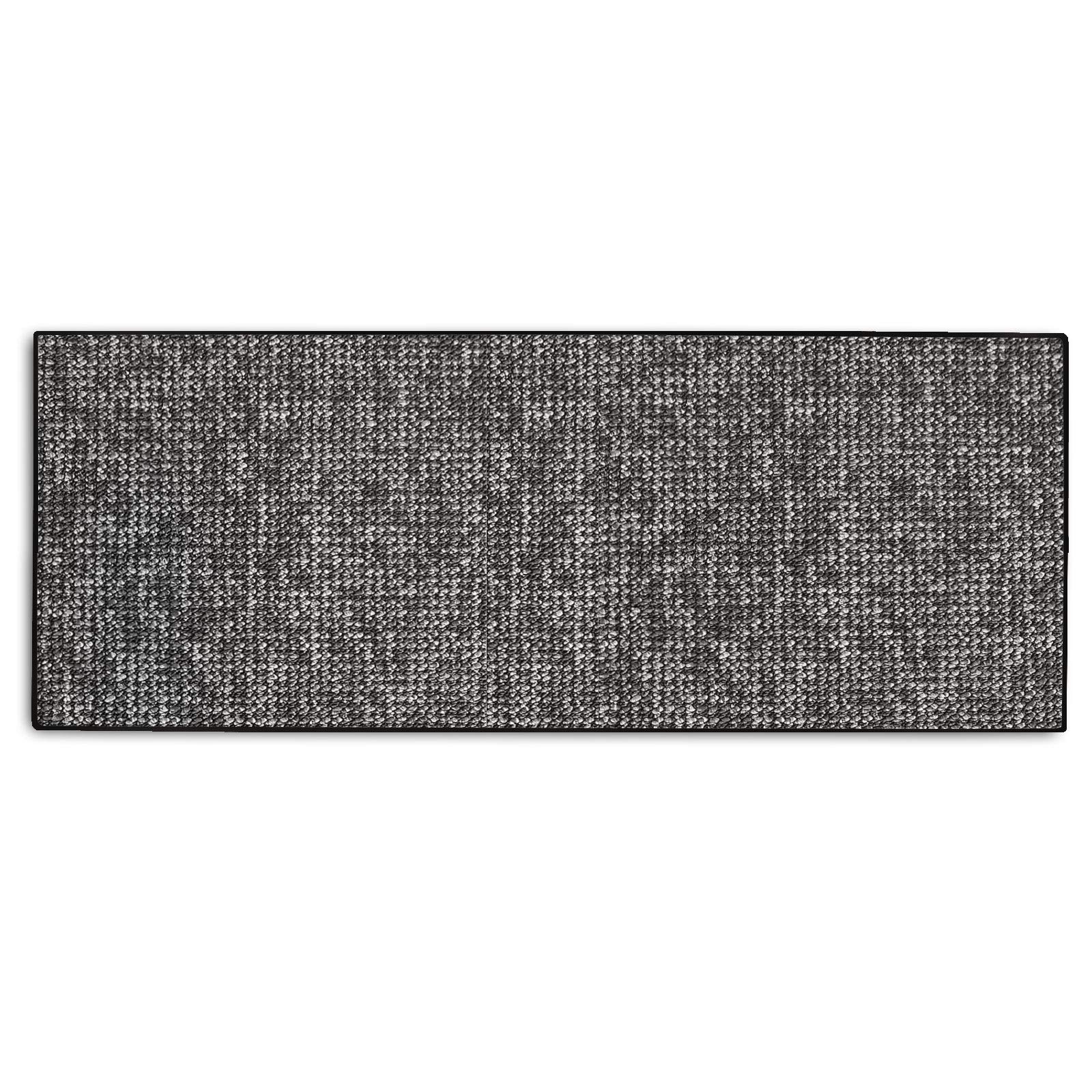 casa pura Tapis de Couloir - Tapis de Passage Doux et Résistant | Tapis pour Cuisine, Salon, entrée | Nombreuses Tailles et Couleurs au Choix | Grandeur (Anthracite 80x350 cm)