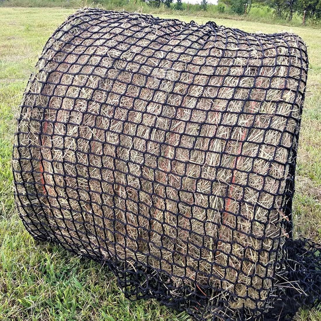 Rundballen Heunetz 6x6ft / 5x5ft Große Slow Feed Heunetze Für Pferde, Dickes Pferd Heunetz Slow Feeder, 5x5FT