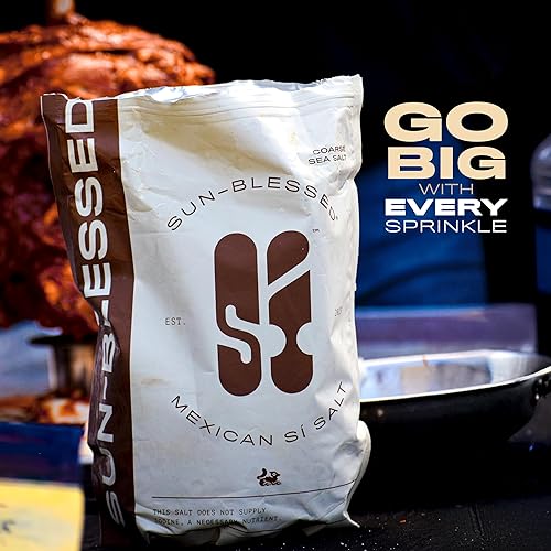 Miniatura 3 de Sal de Sí, sal marina de colima, cristales, kosher, sin refinar, cosechada a mano (18 oz, sal marina gruesa)