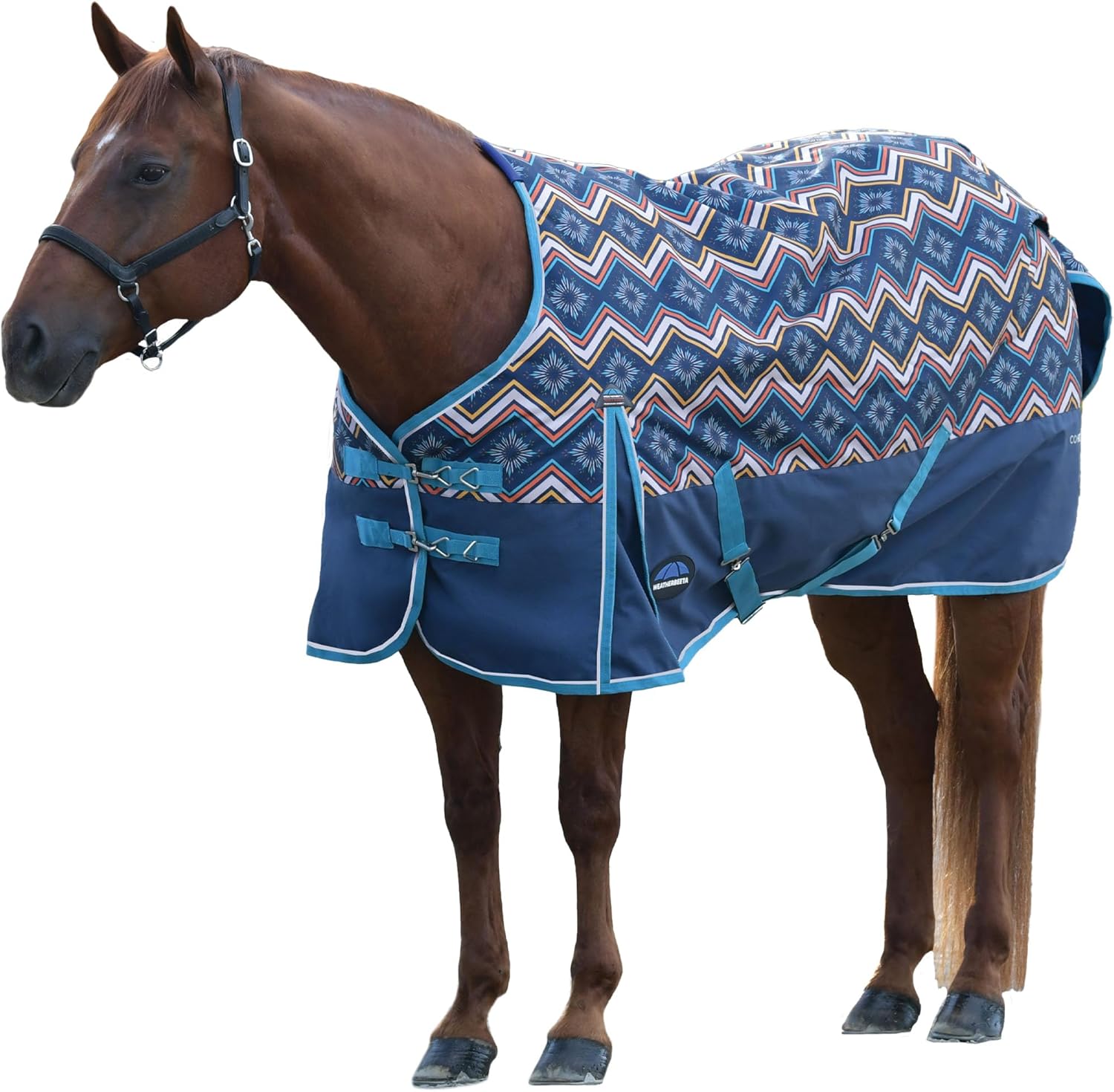 WeatherBeeta ComFiTec Essential Turnout 220g, Sedona Star Print, 75"