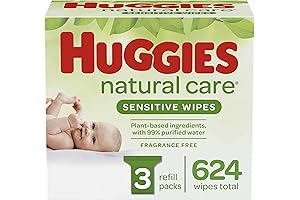 Huggies Natural Care Sensitive Baby Wipes, 48 Count