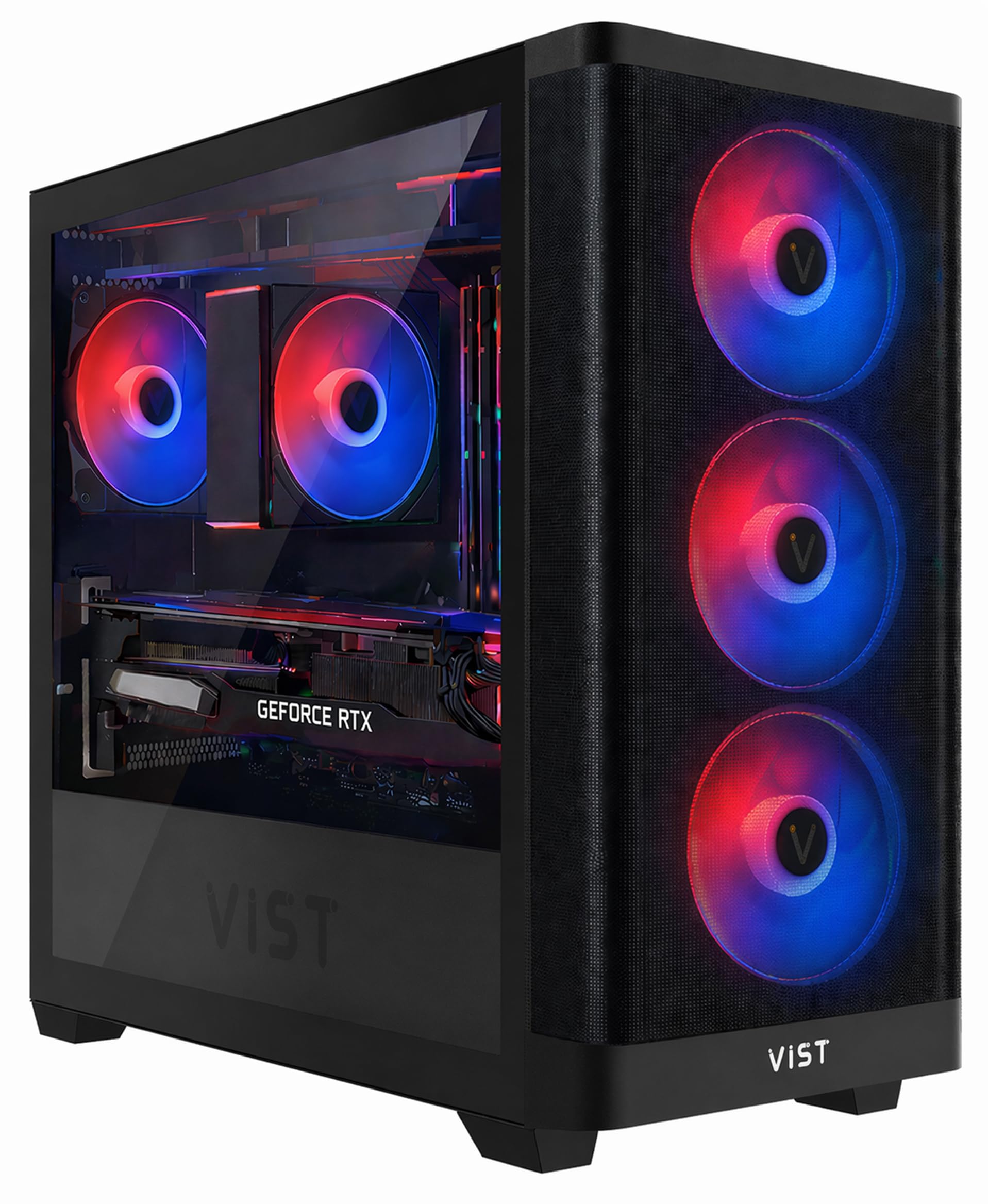VIST PC Gaming Ryzen 7 5700X - RAM 32Go - RX 9060 XT - SSD 1To M.2