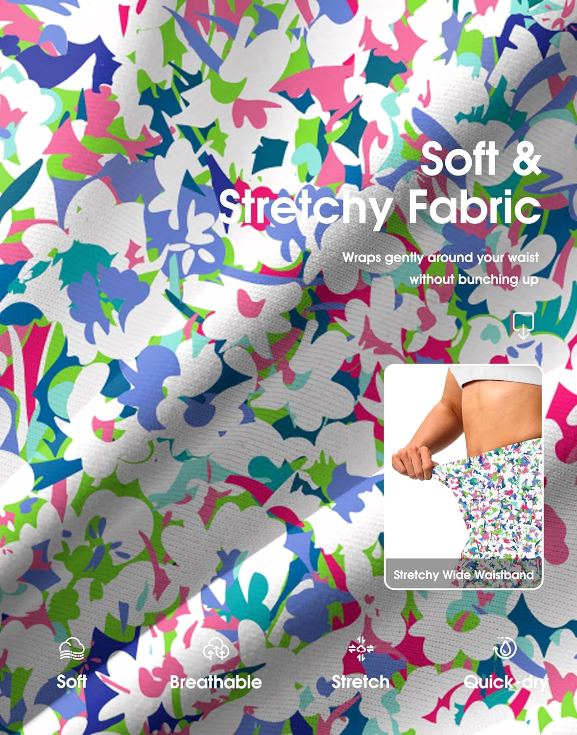 G Gradual 18" Golf Skirts for Women Zipper Pockets Knee Length Skort with Shorts Underneath High Waist Tennis Pickleball - Image 6