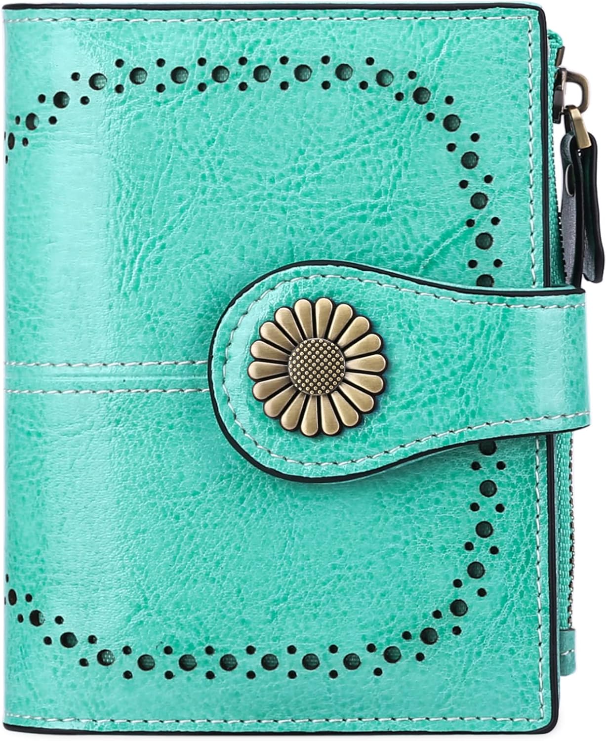 SENDEFN Small Women Wallet Leather Bifold Purse with ID Window Amazon