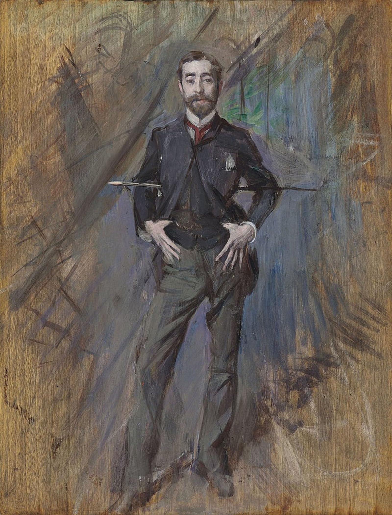 ARTXLXXBN Famous Painting Art Wall Decor Abstract Art Picture Portrait of Singer Sargent by Giovann Animal Pictures for Home Decor 60x90cm