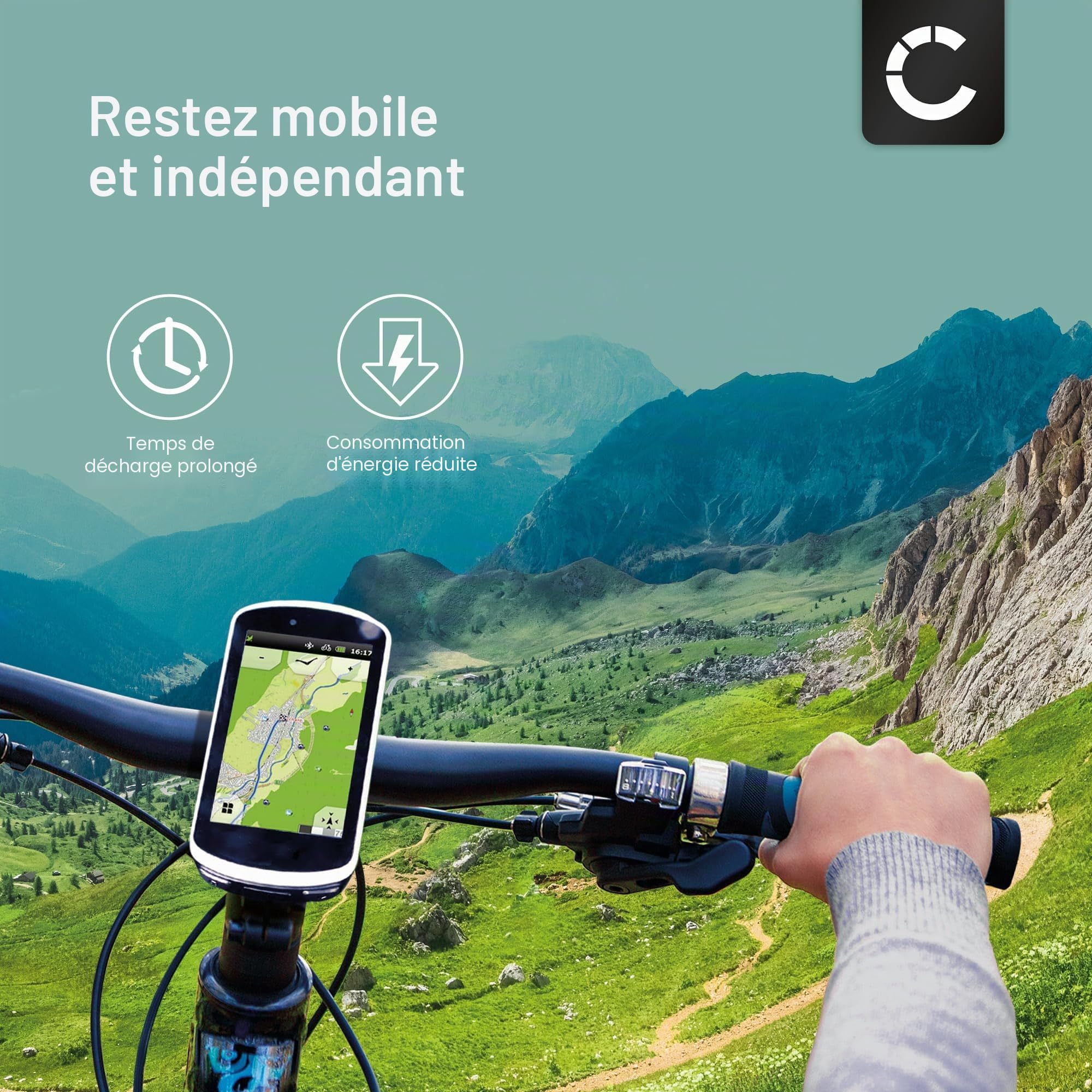 CELLONIC 1x Batterie Compatible avec Garmin Edge 1030, Plus | 1x, (1950mAh, 3.8V, Lithium Polymère), GPS / Navigation Batterie