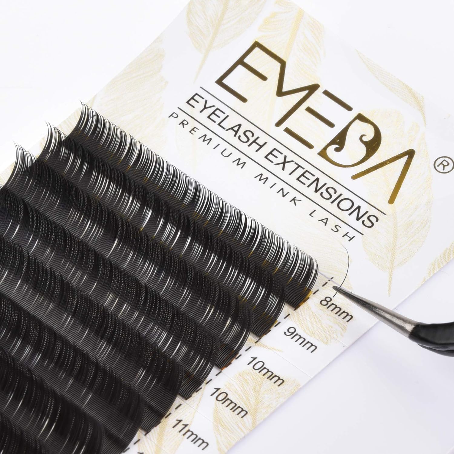 EMEDA Individual Lash Extensions 0.07mm D Curl 8-15mm mix length 3D lash extensions Russian False Eyelash For Make Up (D-0.07-mix) - Image 5