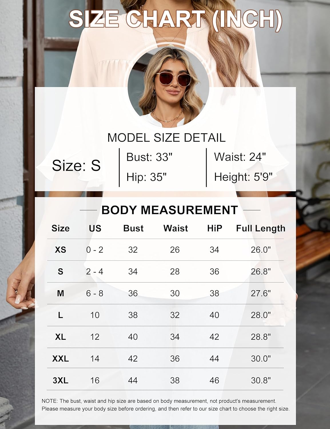 Blooming Jelly Women's Dressy Casual Blouses Business Work Tops Summer Tunic 3/4 Length Sleeve V Neck Shirts Trend Outfits - Image 6