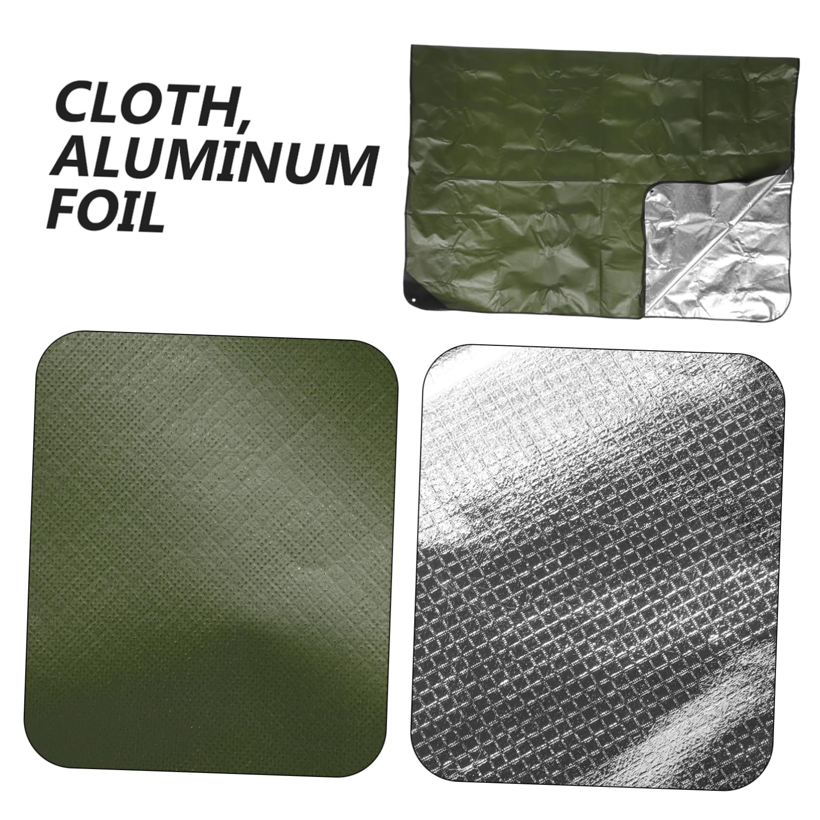 ifundom Coperta Termica di Emergenza Multiuso Coperta Portatile e Isolante per Campeggio Sopravvivenza e Uso all Aperto Resistente e Leggera