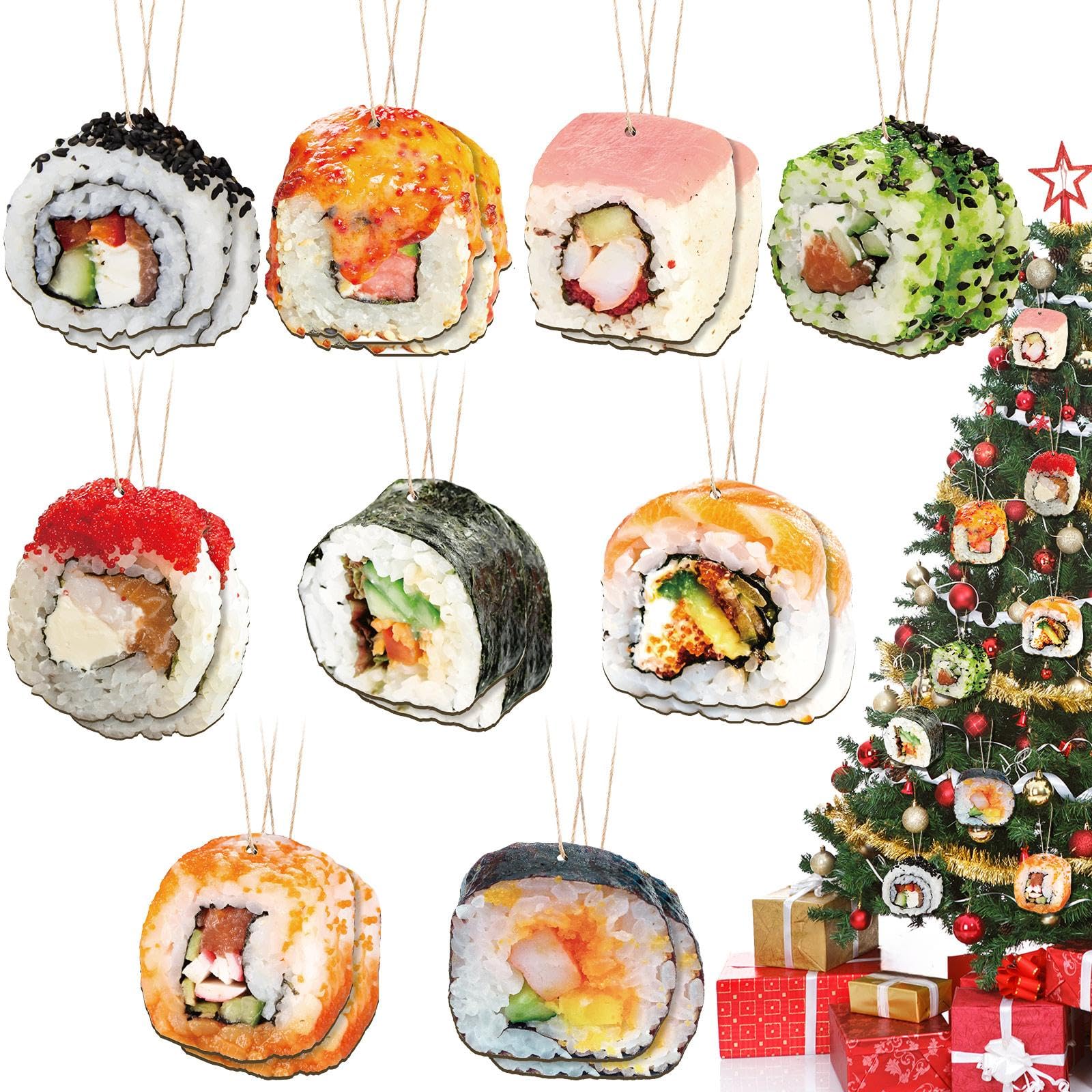 Amazon.com: 36 Set Christmas Sushi Ornaments Christmas Tree