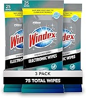 Vista 12 de Toallitas de limpieza electrónica Windex, toallitas para pantallas prehumedecidas para televisores, teléfonos y otros dispositivos electrónicos