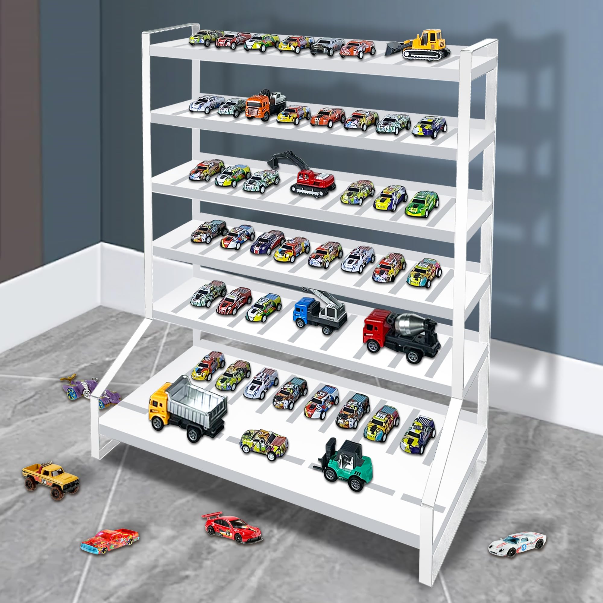 Amazon.co.jp: モンテックス ホイールディスプレイ おもちゃ車 収納 6