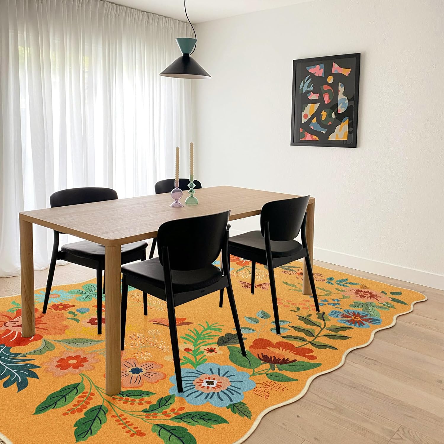 Snycler Door Mat Indoor Entrance 4x6 Rug Machine Washable