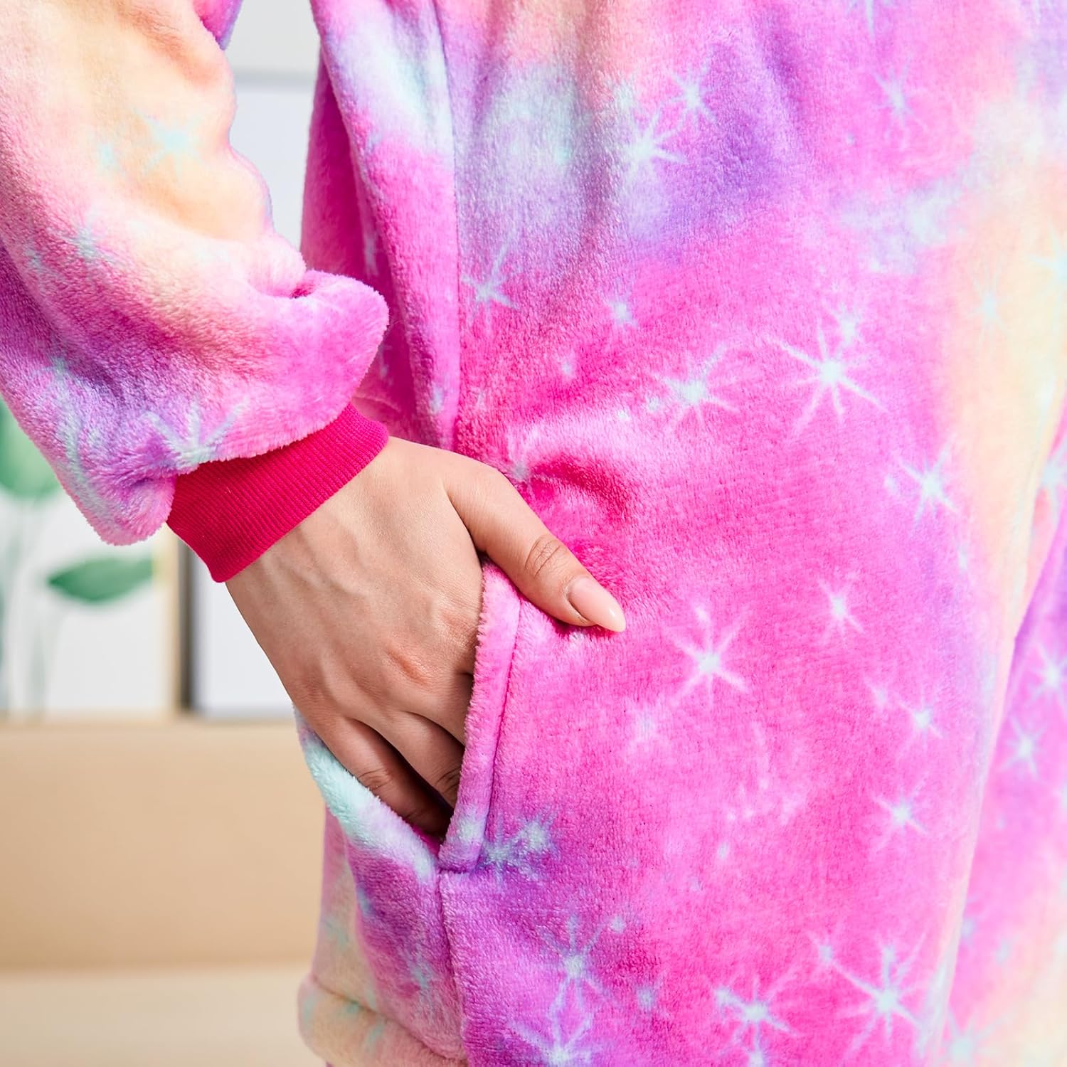 Unisex Unicorn Costumes Pyjamas, Adult Women Men Animal Cosplay Onesie - Image 6